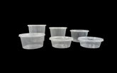 Round Clear Food Storage Container - CTN1000 - Eve Zone